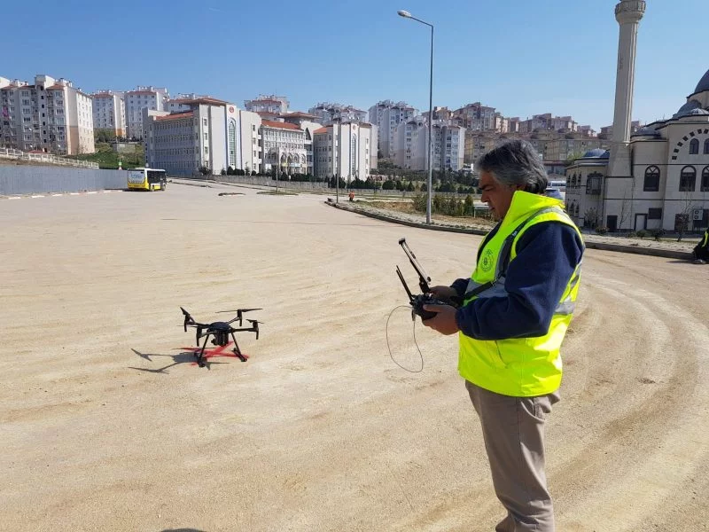 Büyükşehir'den kaçak yapılaşmaya drone destekli takip