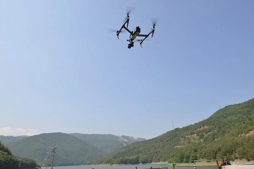 Drone'lar Bursa barajlarını kontrol için uçtu