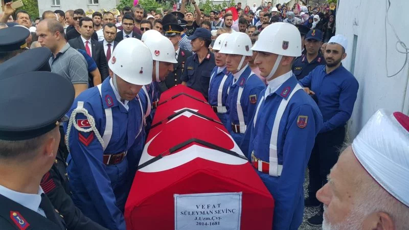 Ankara'da intihar eden Bursalı uzman çavuş toprağa verildi