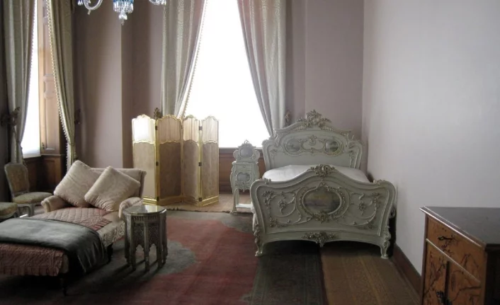 Abdülhamid Han'ın hapis hayatı yaşadığı Beylerbeyi Sarayı'ndaki odası