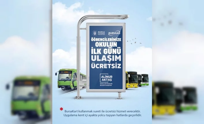 Alinur Aktaş açıkladı! Bursa'da ulaşım ücretsiz