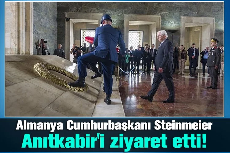 Almanya Cumhurbaşkanı Steinmeier, Anıtkabir'i ziyaret etti