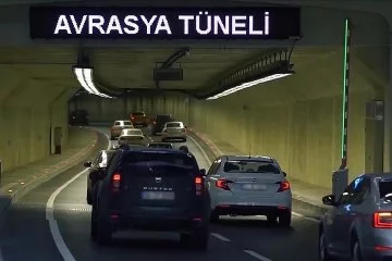 Avrasya Tüneli'nin günlük geçiş rakamları garantiyi aştı