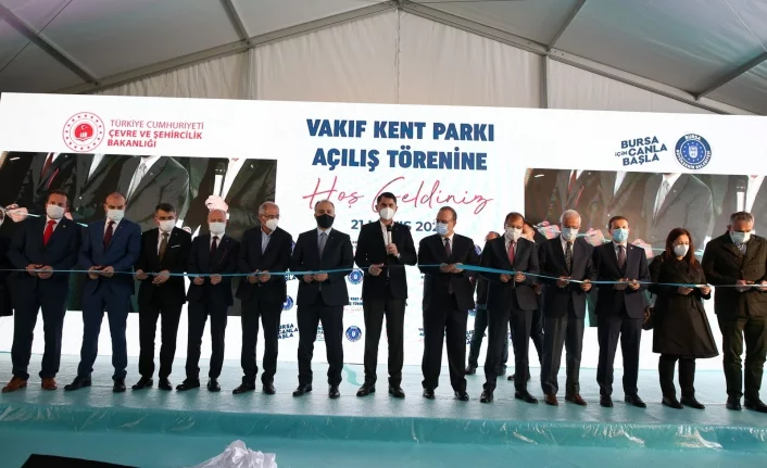 Bakan Kurum, Bursa’nın yeşil alan hedefini 3 milyon metrekareye çıkarttı