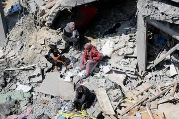 BM: Gazze'de yaklaşık 1,7 milyon insan zorla yerinden edilmiş durumda