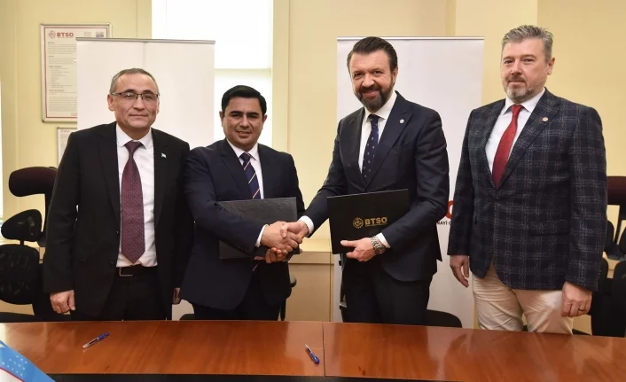 BTSO ve Özbekistan İpekçilik Bakanlığı arasında işbirliği protokolü