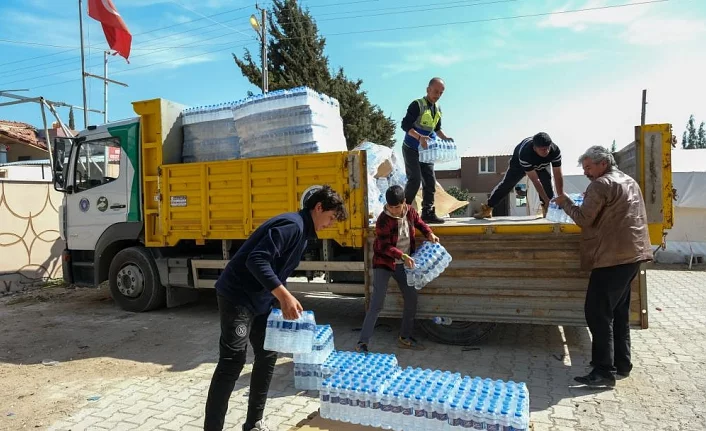 Bursa Büyükşehir'den Hatay’da su seferberliği