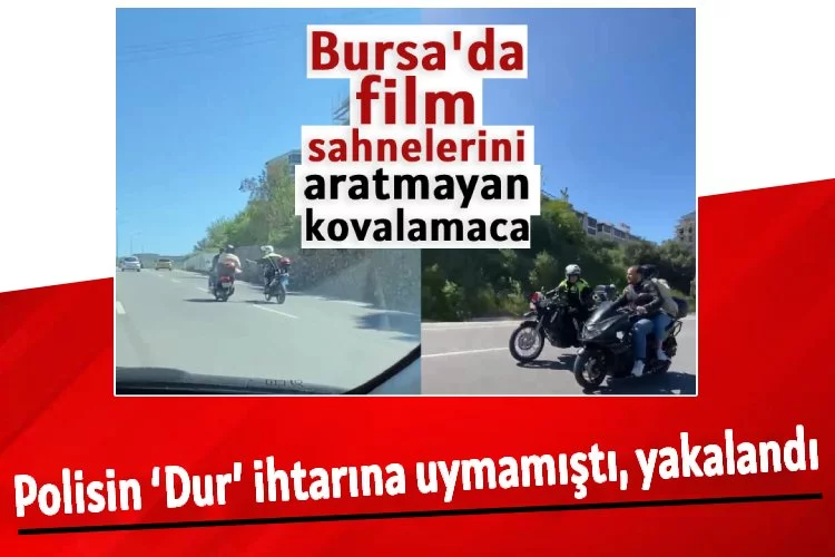 Bursa'da polisin ‘Dur’ ihtarına uymamıştı, yakalandı