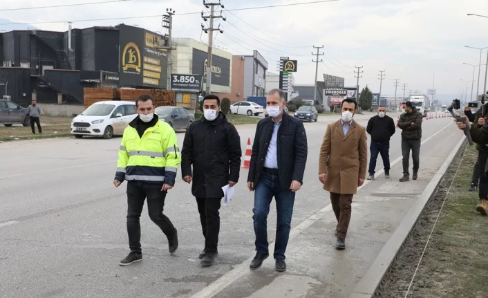 Bursa-Ankara karayolundaki düzenleme başladı