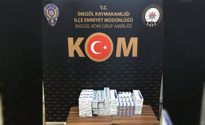 Bursa'da 700 paket kaçak sigara ele geçirildi