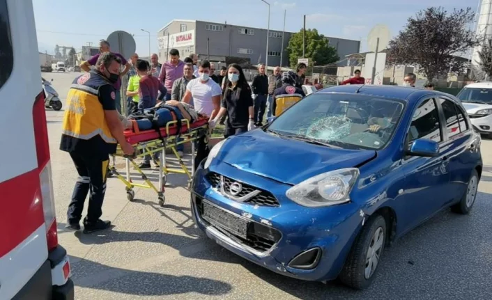 Bursa'da anne ve kızının ölümden döndüğü kaza kamerada