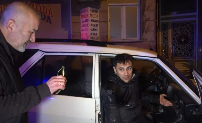 Bursa'da arabasını çalan hırsıza böyle tepki gösterdi