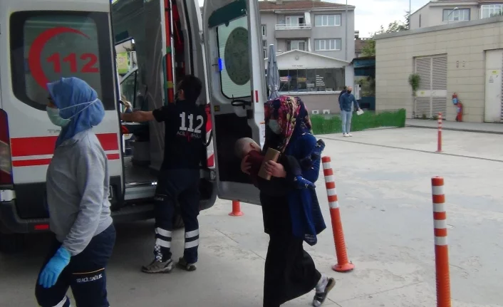 Bursa'da birinci kattan aşağı düşen çocuk yaralandı