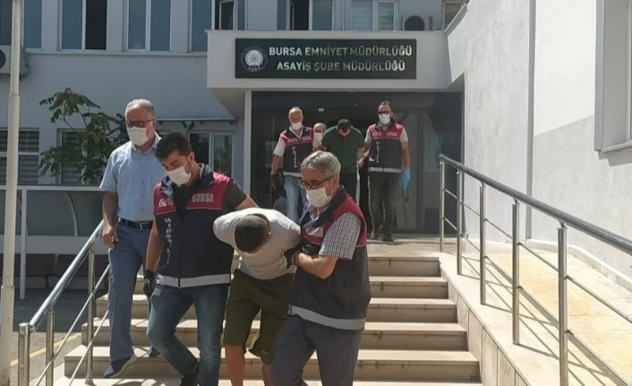 Bursa'da 'çelik kasa' hırsızları yakalandı