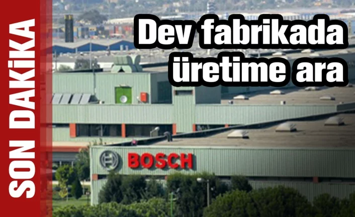 Bursa'da dev fabrikada üretime ara