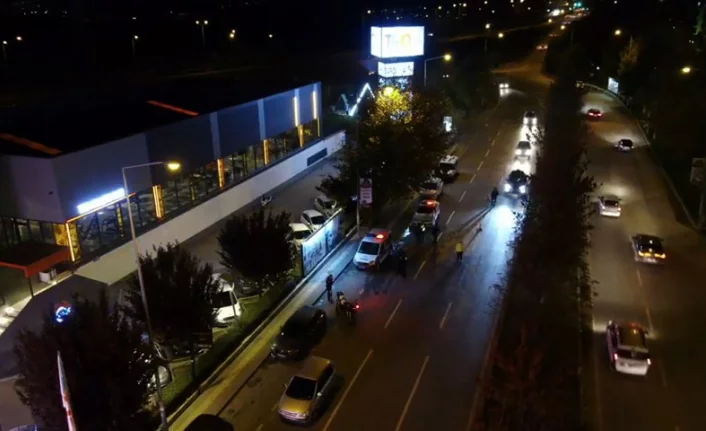 Bursa'da ''drone destekli'' asayiş uygulaması