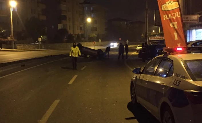 Bursa'da feci kaza! Takla attı metrelerce sürüklendi...