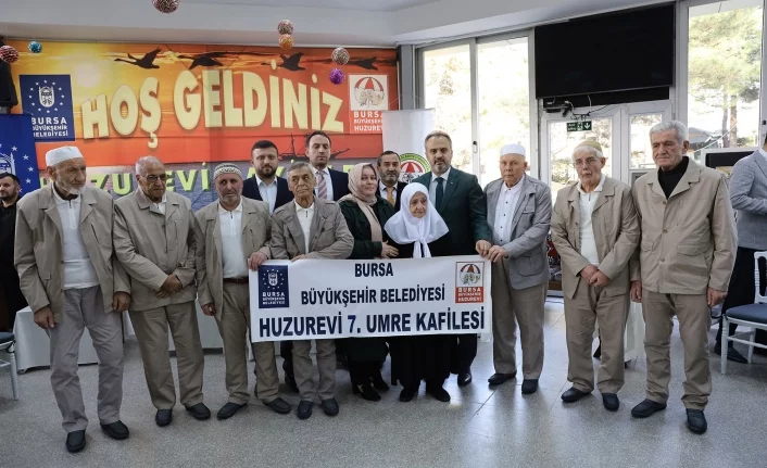 Bursa'da huzurevinde umre heyecanı