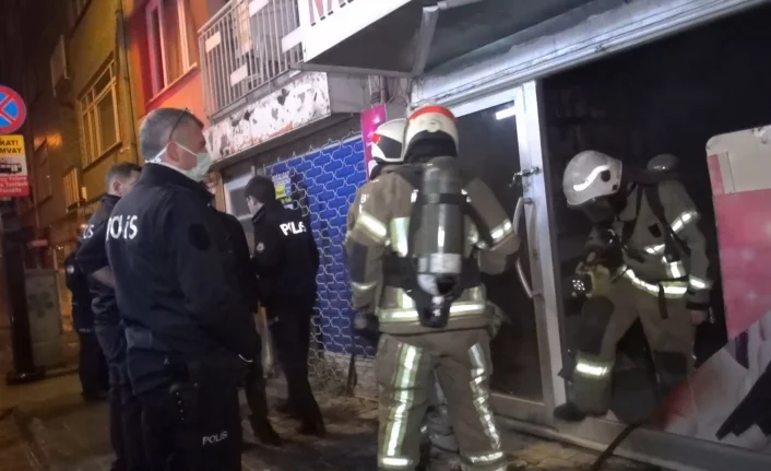 Bursa'da işyerine molotoflu saldırı