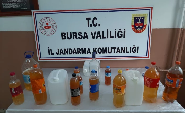 Bursa'da kaçak içki operasyonu: 1 gözaltı