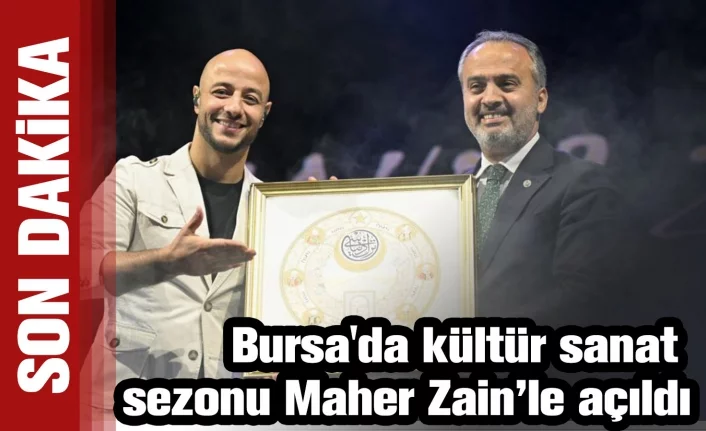 Bursa'da kültür sanat sezonu Maher Zain’le açıldı