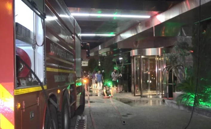 Bursa'da Lüks otelde yangın paniği