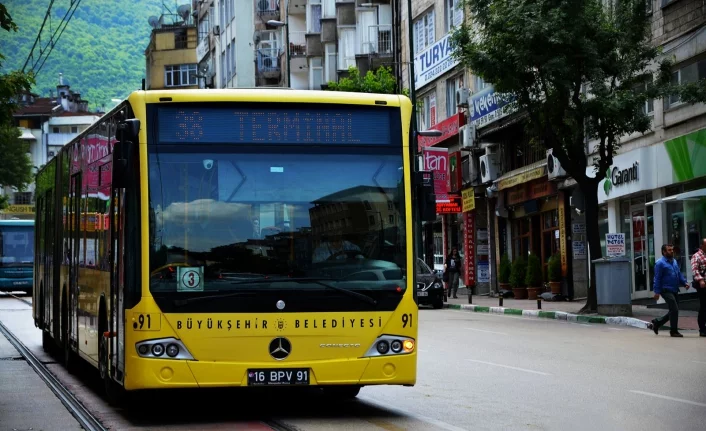 Bursa'da otobüs ve metro seferleri için yasak açıklaması