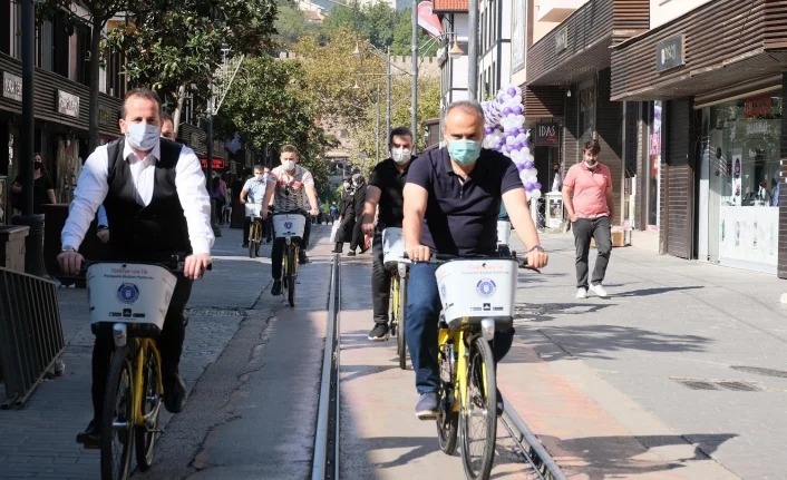 Bursa'da paylaşımlı bisiklet dönemi!