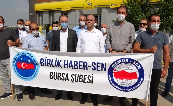 Bursa'da PTT Müdürünün çalışanlara mobbing uyguladığı iddiası çalışanları isyan ettirdi