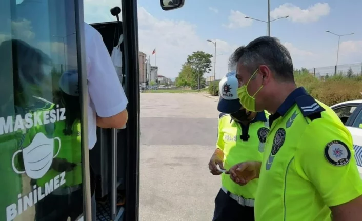 Bursa'da şehirler arası otobüs seferleri polis kontrolü altında