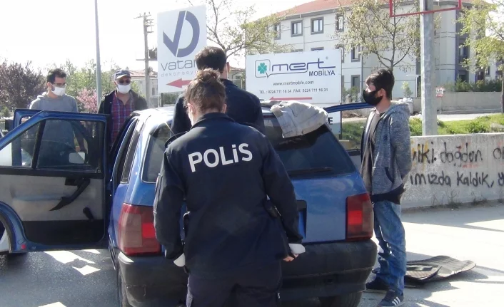 Bursa'da sokağa çıkma yasağında 3'üncü cezasını yedi