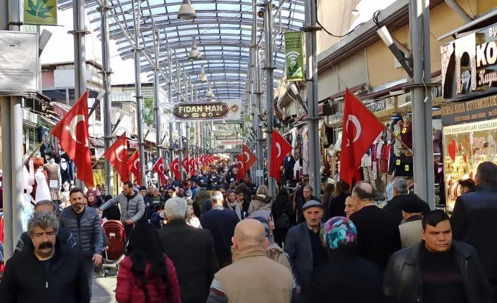 Bursa'da tarihi Kapalı Çarşı açıldı