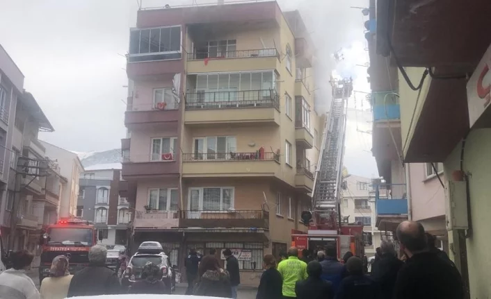 Bursa'da yangın büyük panik yarattı!