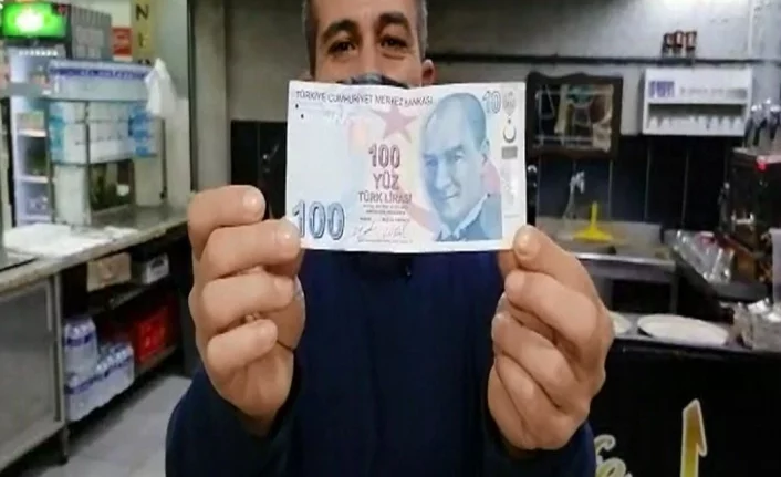 Bursa'da yanlış basılan paralar herkese hayal kurduruyor...