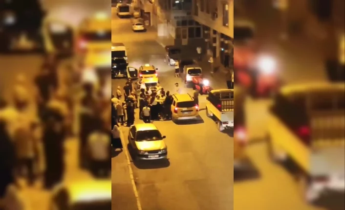 Bursa'da yayaya çarpan taksici darp edildi