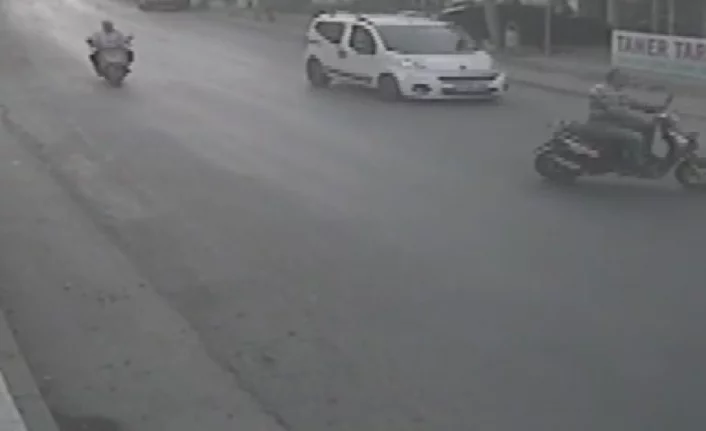 Bursa'daki feci kaza güvenlik kameralarına böyle yansıdı