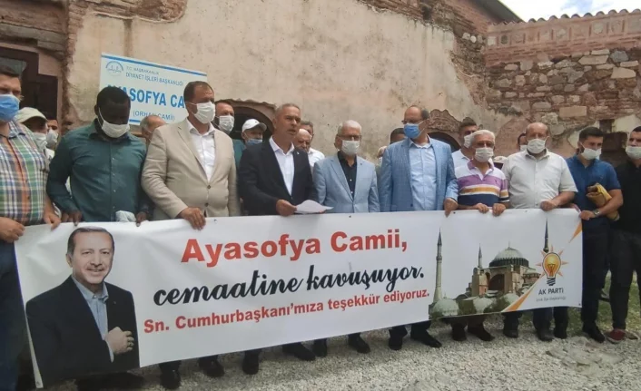 Bursa'dan Ayasofya Camii'nin açılmasına destek!