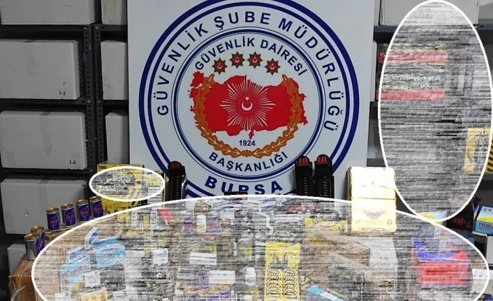 Bursa polisinden 1,5 milyon liralık baskın