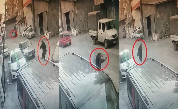 Bursa’da güpegündüz sokak ortasında silahlı çatışma anı kameralarda