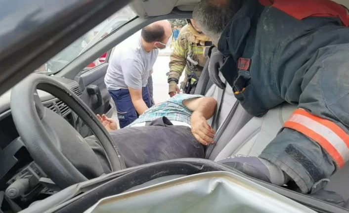 Bursa’da kazada yaralanan sürücü oğlunu sayıkladı