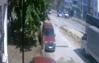 Bursa’da kontrolden çıkan otomobil bahçeye uçtu