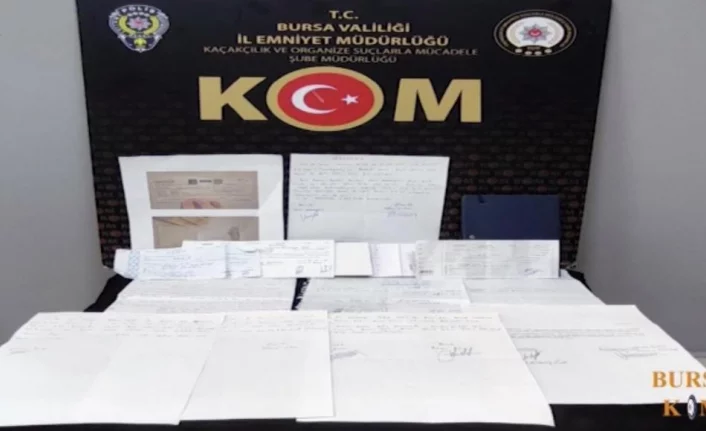 Bursa’da tefeci operasyonu: 4 gözaltı