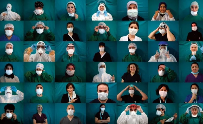 Bursalı sağlıkçılar için 14 Mart Tıp Bayramı klibi