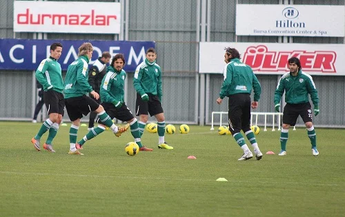 Bursaspor'da Gaziantepspor maçının hazırlıkları sürüyor