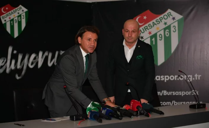 Bursaspor’un yeni teknik direktörü Tamer Tuna imzayı attı