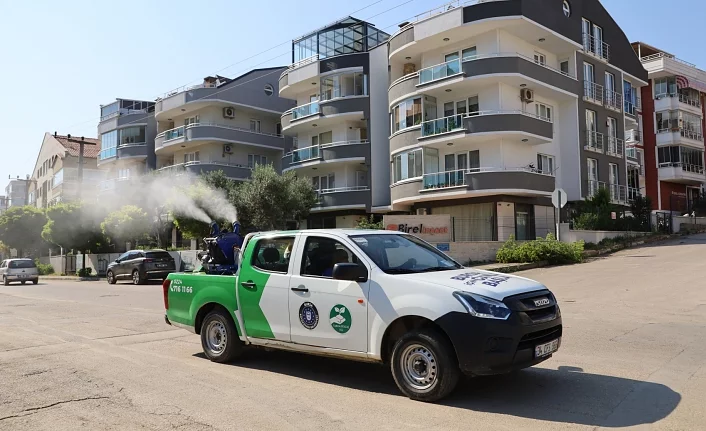 Büyükşehir Belediyesi Mudanya’da sinekle mücadeleye başladı