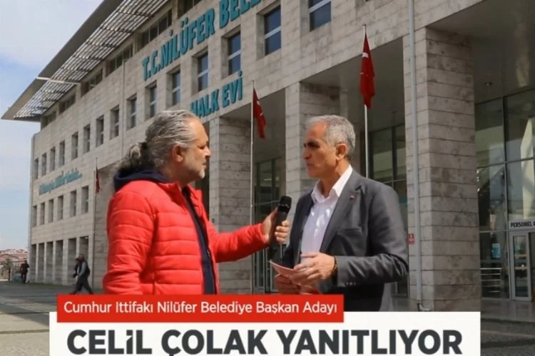Cumhur ittifakı Nilüfer belediye başkan adayı Celil Çolak Alpaslan Yıldız'ın sorularını yanıtladı
