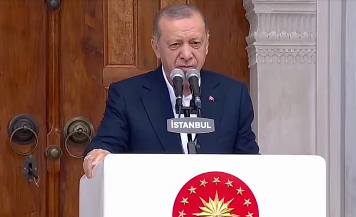 Cumhurbaşkanı Erdoğan, Ayazma Camii'ni ibadete açtı