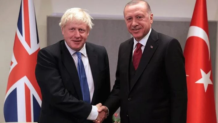 Cumhurbaşkanı Erdoğan'dan, İngiltere Başbakanı Johnson'a mektup