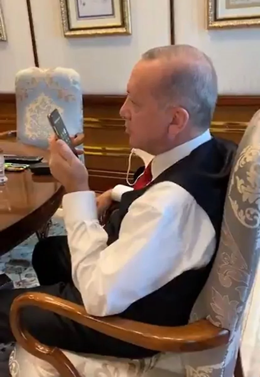 Cumhurbaşkanı Erdoğan, minik Ayda'nın babasıyla görüştü